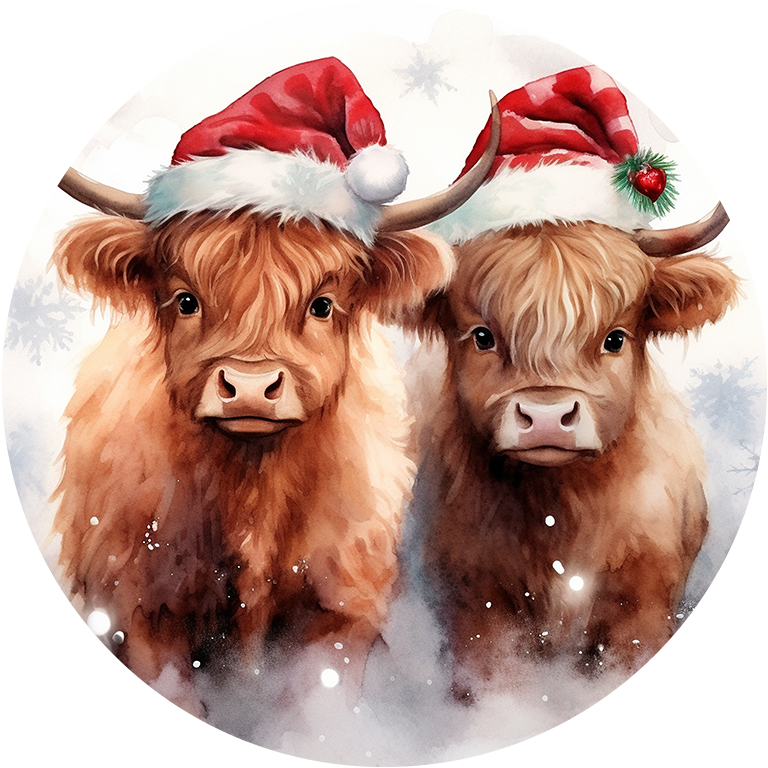 Highland Cow Chocolate Tub Toppers image 6