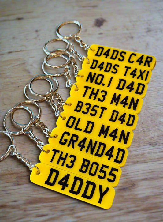 Number Plate Keyring image 0