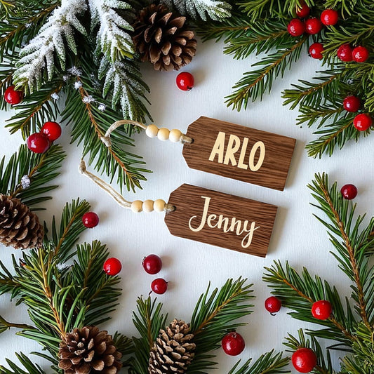 Personalised Wooden Gift Tag