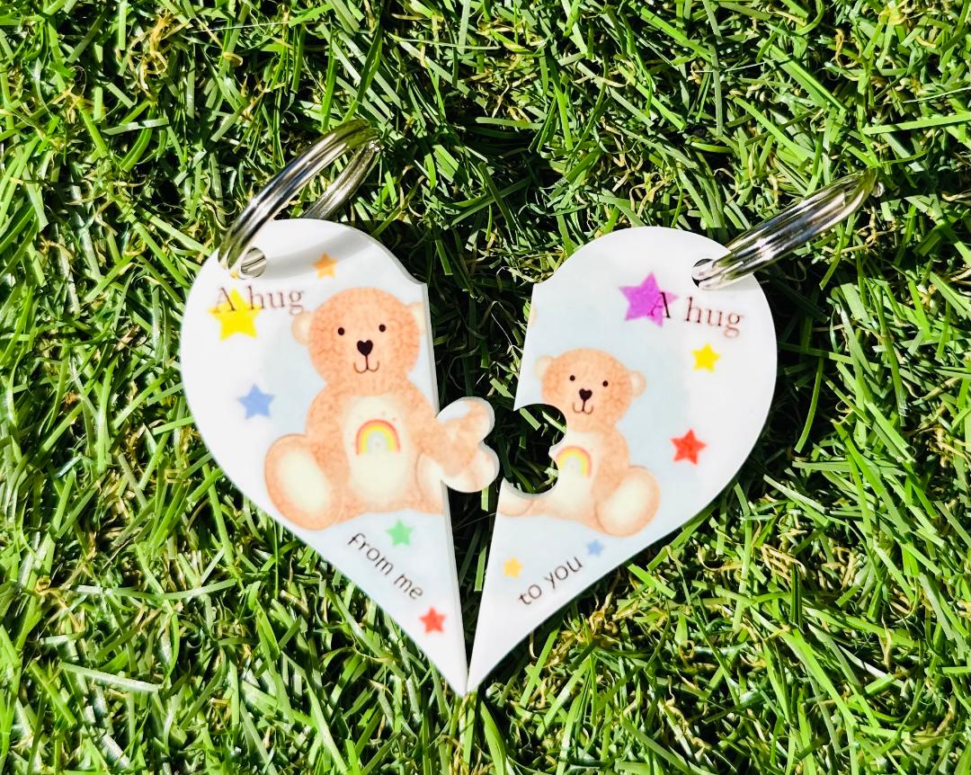 Heart Jigsaw Keyring image 2