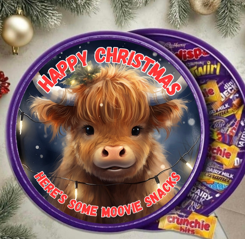 Highland Cow Chocolate Tub Toppers image 2