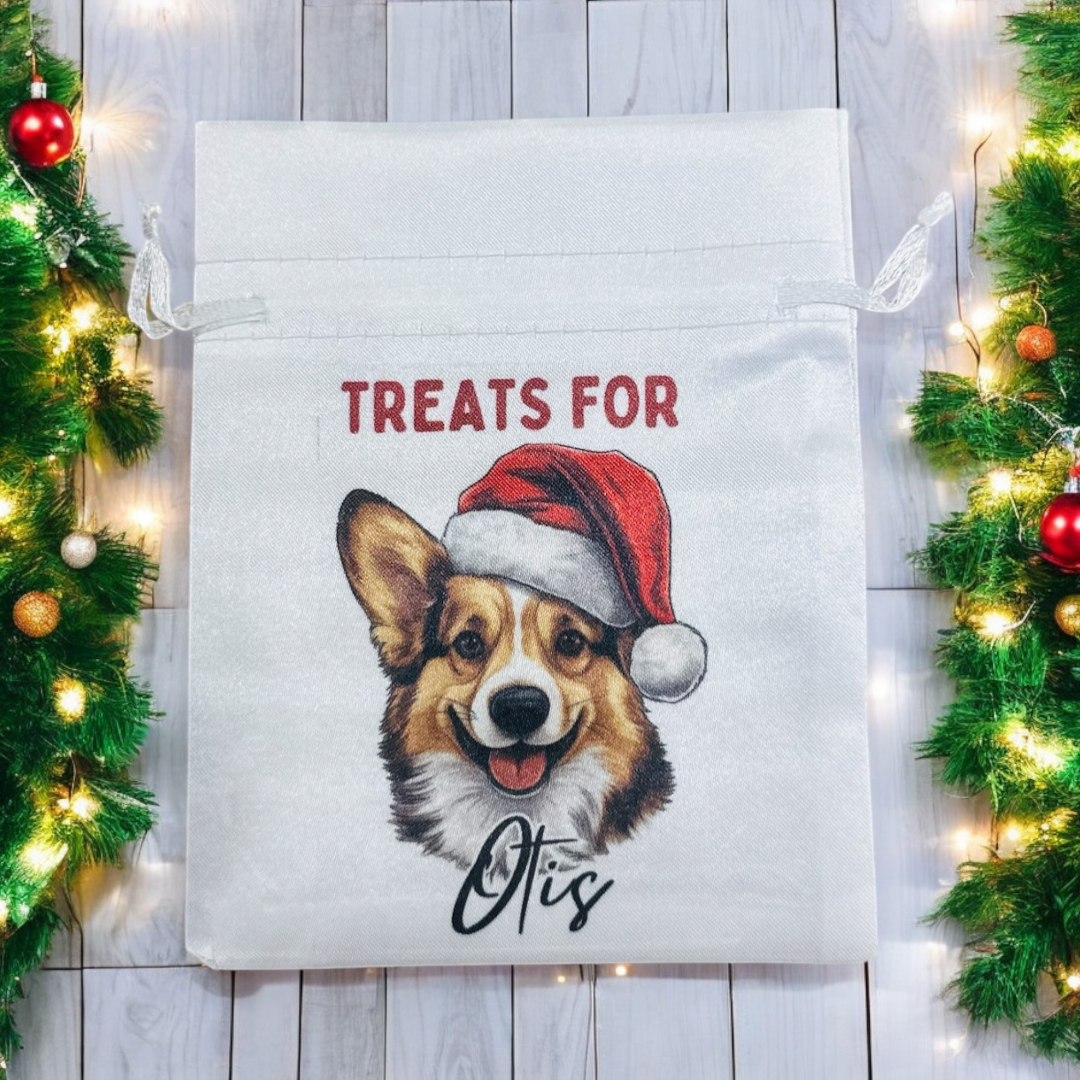 Christmas Dog Treat bag 10cm x 13cm image 0