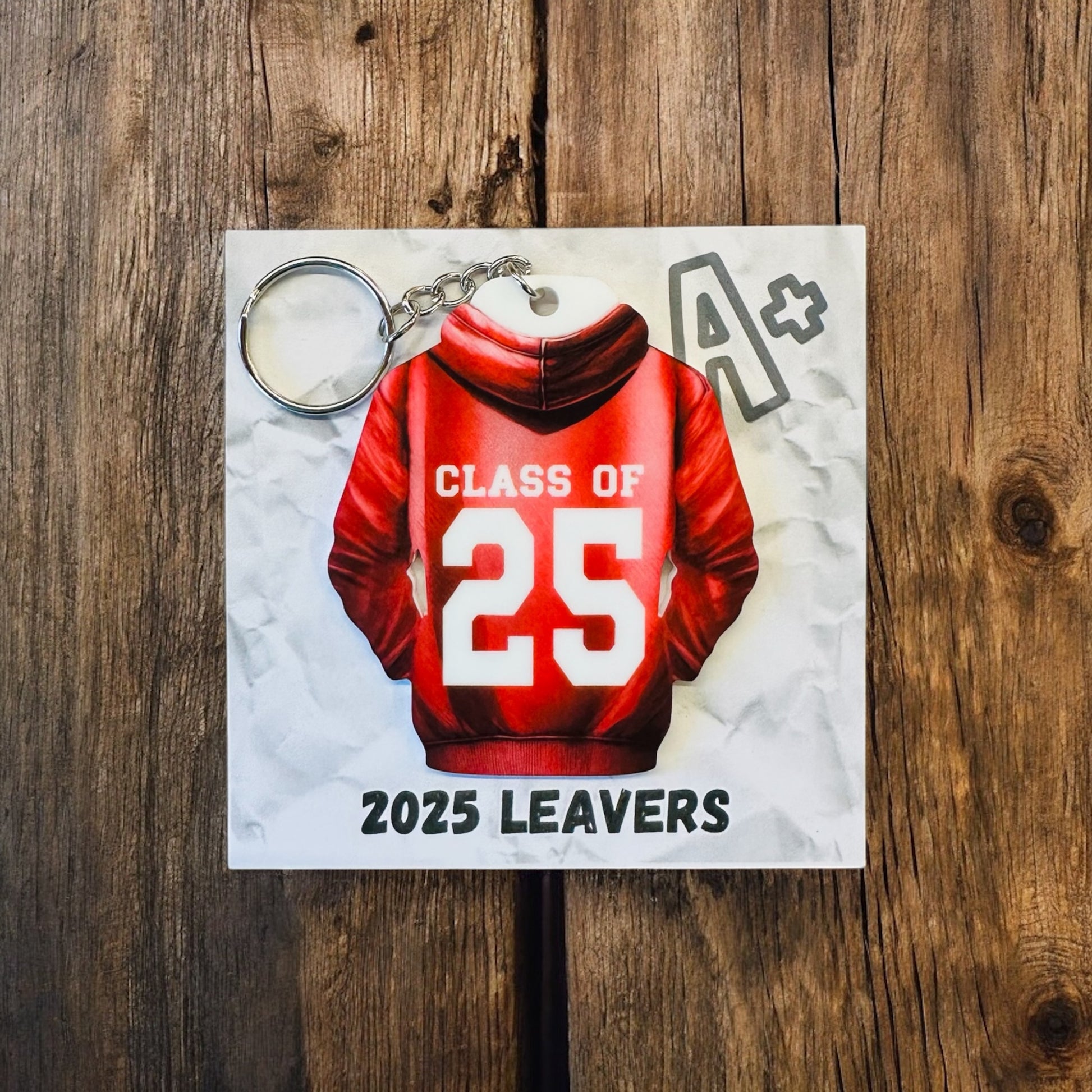 3D Effect Leavers Hoody Keyrings image 2