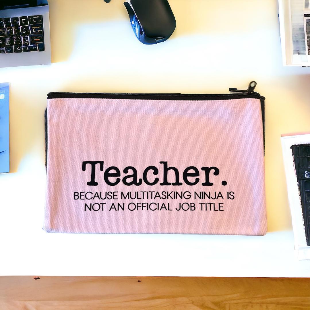 Teacher Canvas Pencil Case image 0