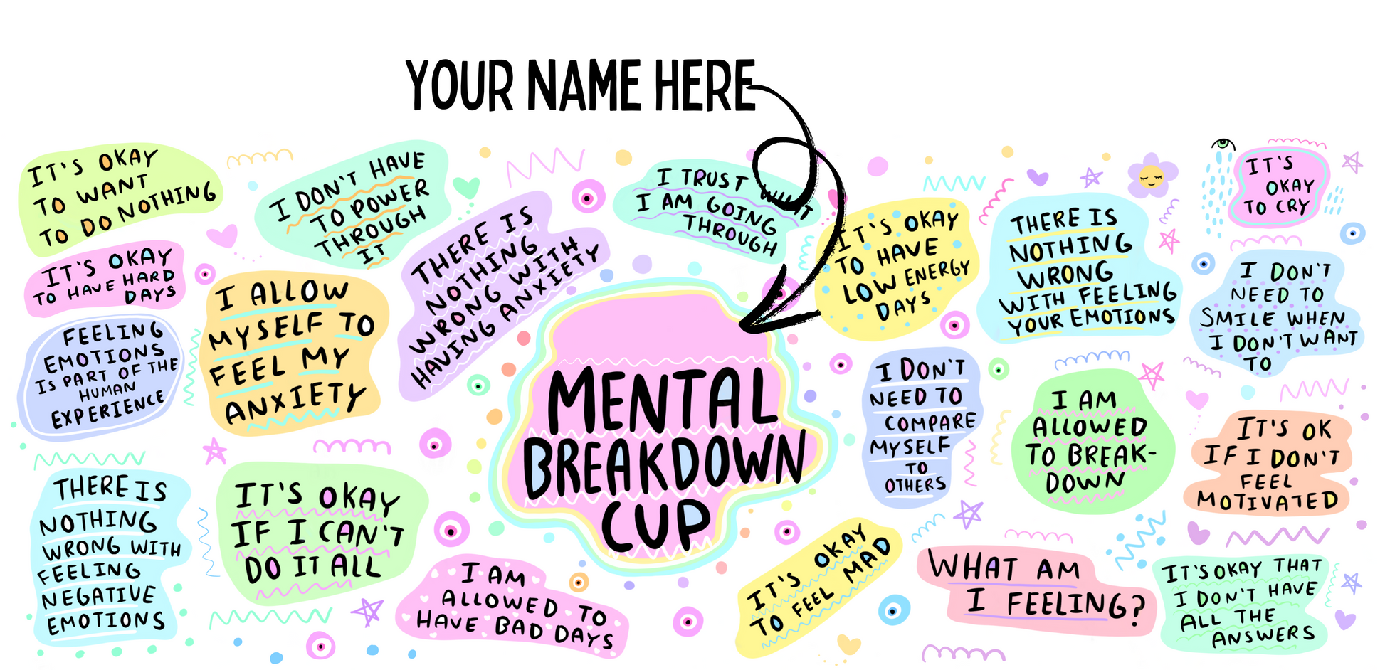 Personalised Mental Breakdown Mug image 1