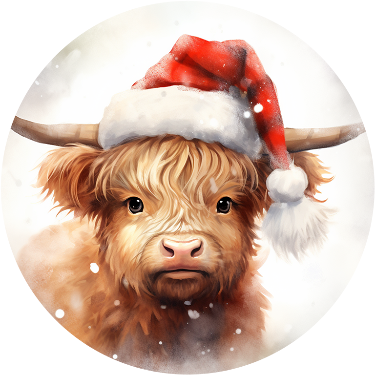 Highland Cow Chocolate Tub Toppers image 5
