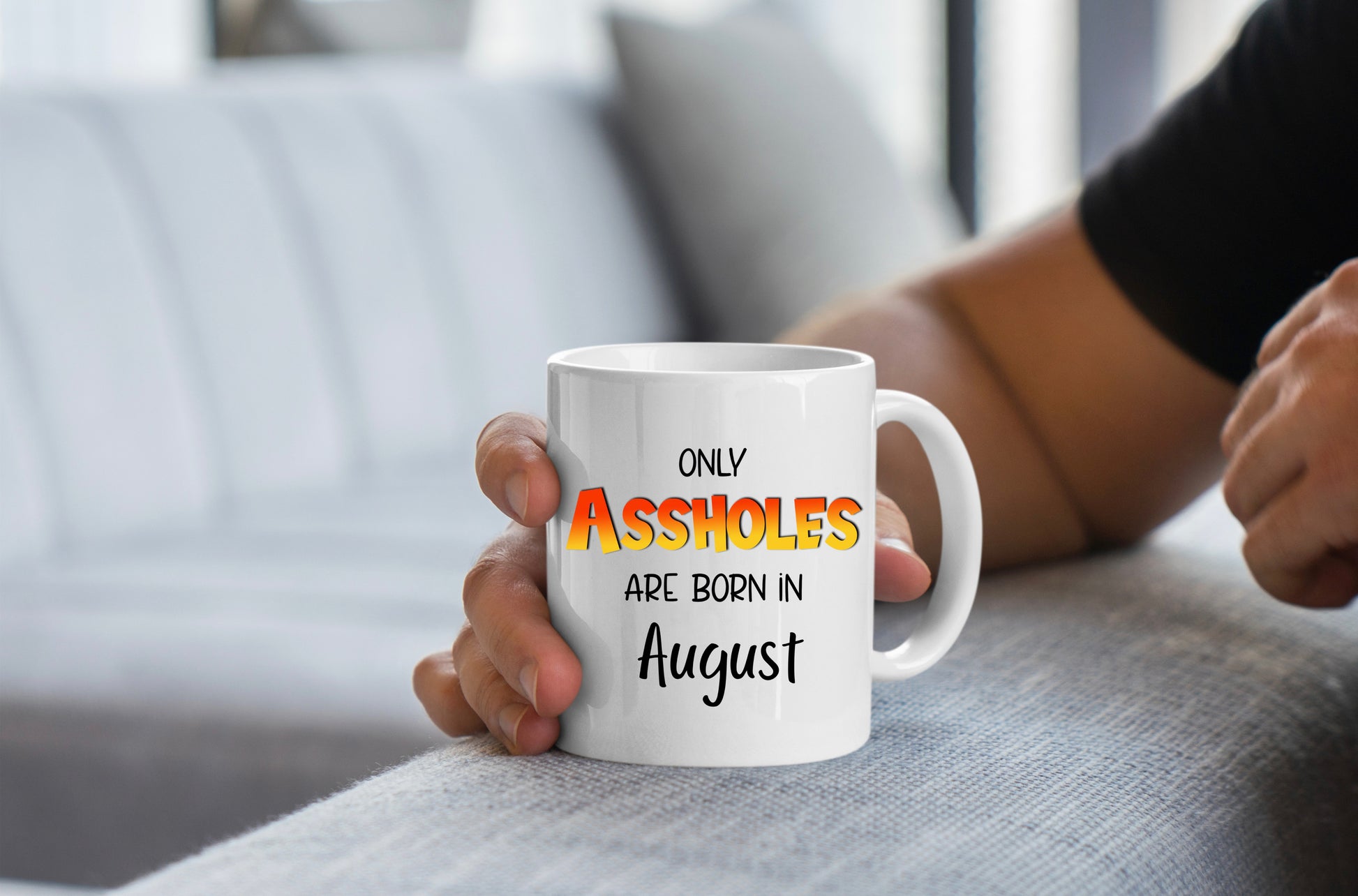 RUDE ‘BORN IN’ MUGS image 0