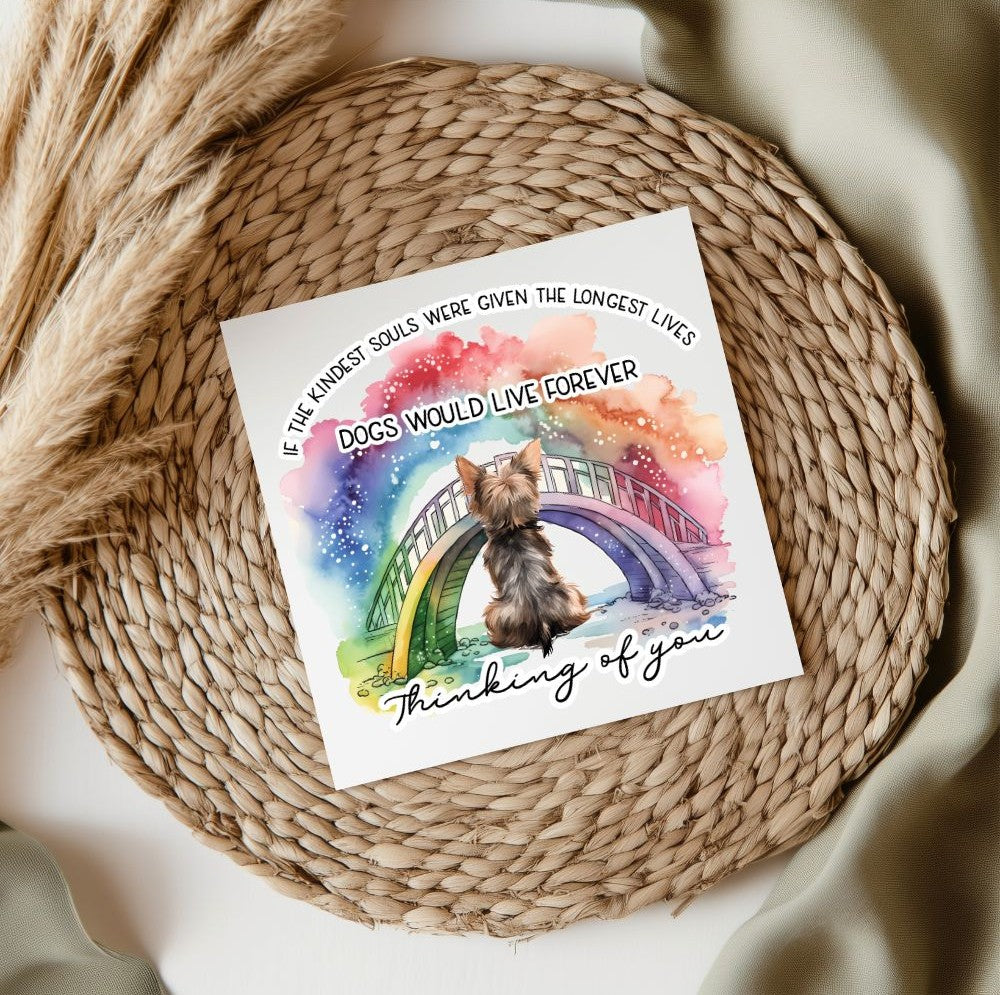 Dog Memorial Cards