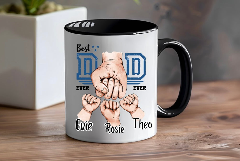 Personalised Dad Fist Bump Mug image 1