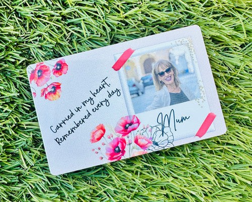 Personalised Wallet Cards - Memorial | Kate’s Crafty Corner