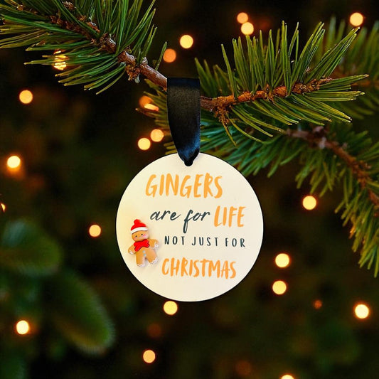Gingers are for Life MDF Decoration