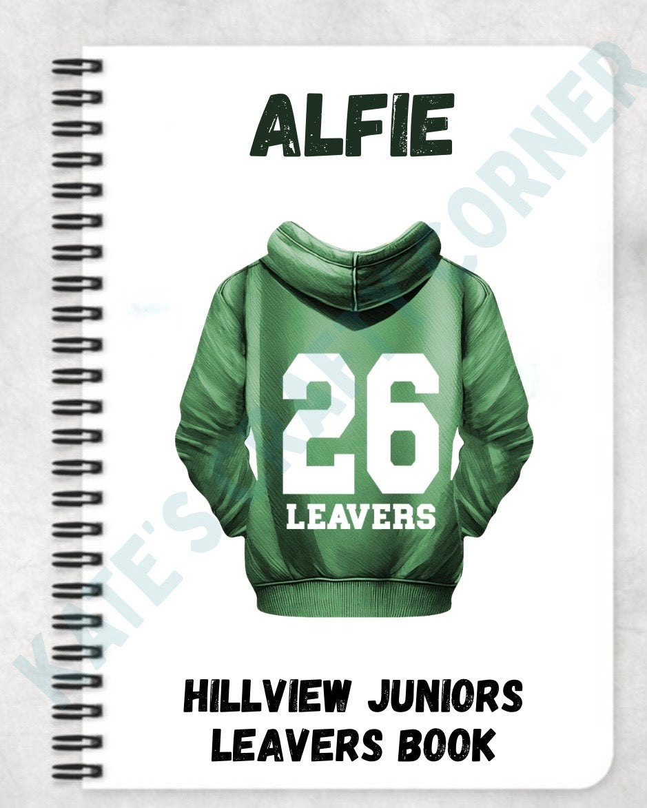 Personalised 2026 Leavers Book