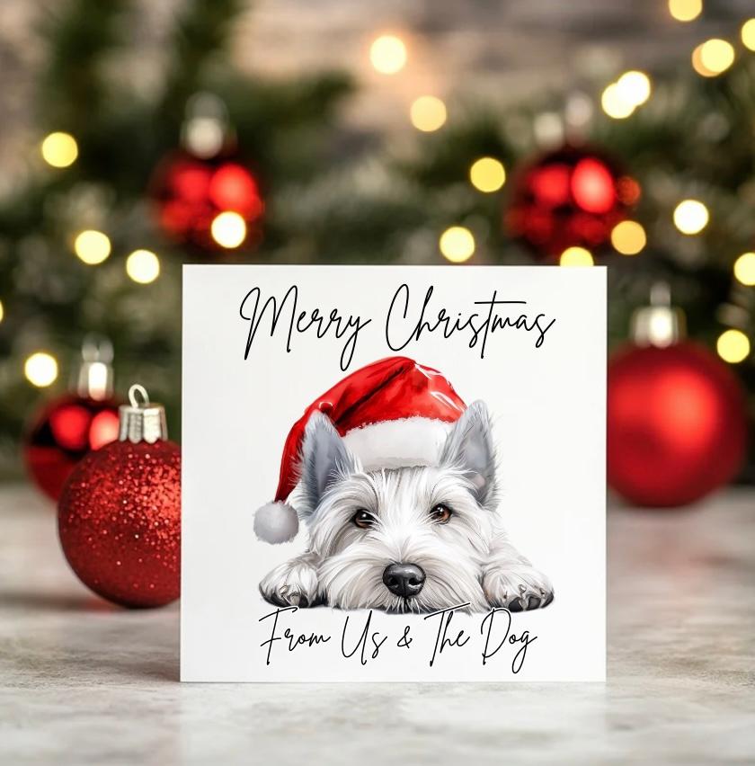 Personalised Dog Christmas Card