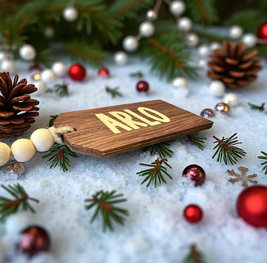 Personalised Wooden Gift Tag